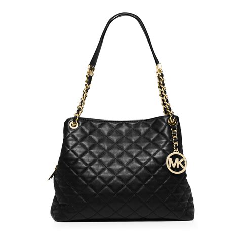 michael kors black leather purse strap